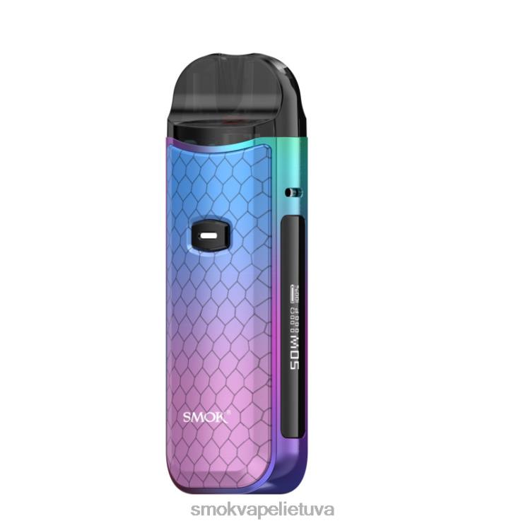 SMOK Nord 50w komplektas žalsvai rožinė kobra 4Z6DP161 SMOK Vape Lietuva