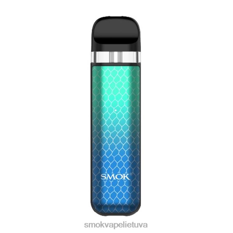 SMOK NOVO 2x komplektas žalia mėlyna kobra 4Z6DP61 SMOK Vape Lietuva