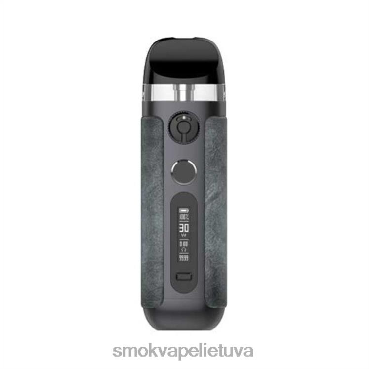 SMOK Novo 5 komplektas pilka oda 4Z6DP1 SMOK Vape Lietuva